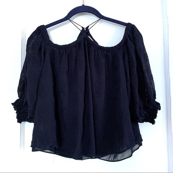 Rebecca Taylor cold shoulder blouse EUC - Picture 5 of 8